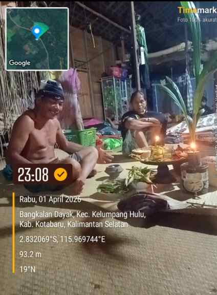 Bewadai Digelar, Warga Bangkalaan Dayak Syukuri Padi Masuki Masa Subur