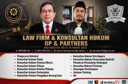 OP & Partners Law Firm Perkuat Layanan Hukum di Sukabumi, Tawarkan Pendampingan Profesional